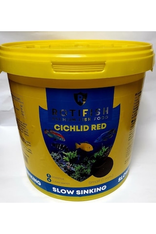 Rotifish Cichlid Red Yavaş Batan Small Etçil - 1mm 4kg