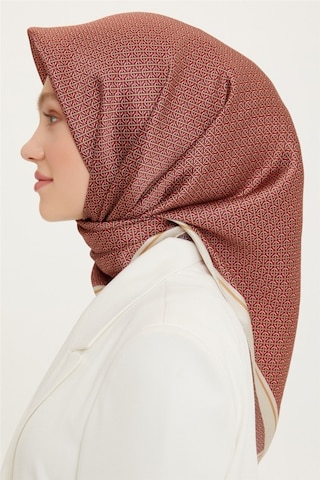 Armine Sura İpek Eşarp 8733d-07 Nostalji Kahverengi