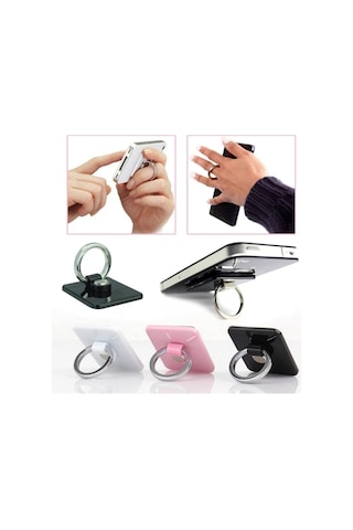 Telefon Arkasına Takılan Yüzük Telefon Halka Tutucu Aparat Stand