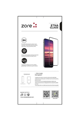 iPhone Uyumlu 13 Pro Zore Etnaa Cam Ekran Koruyucu