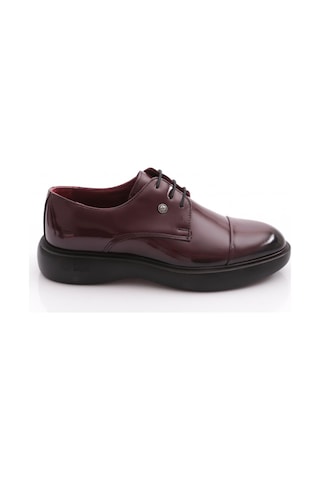 Dgn 2570916 Erkek Klasik Ayakkabı Bordo Rugan