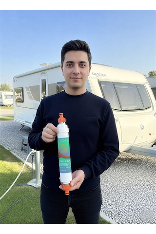 Karavan Tipi Su Arıtma Filtresi Kireç  -crf-2-slf
