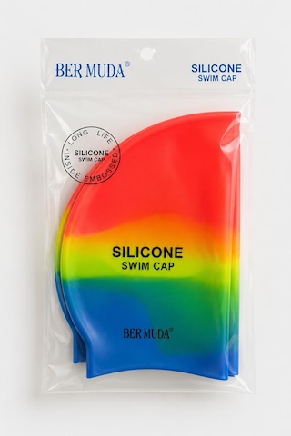 Silikon Deniz Bonesi Unisex Yüzme Bonesi Havuz Ve Deniz Kullanımına Uygun Renkli Çok Renkli