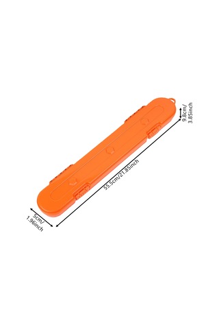 Taşınabilir Testere Zincir Depolama Kılıfı Evrensel Zincir Testere Depolama Tutucu Kılıf Testere Aksesuarları Orange
