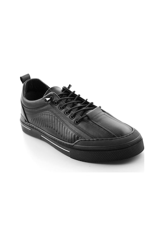 Bambi Siyah Napa Hakiki Deri Erkek Sneaker E01438096043