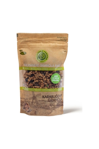 Glutensiz Fabrika Antep Fıstıklı ve Çikolatalı Yulaf Karabuğday Granola 300 G