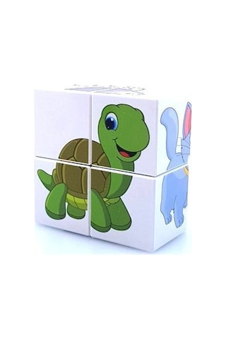 Küpss Manyetik Bloklar Puzzle Hayvanlar