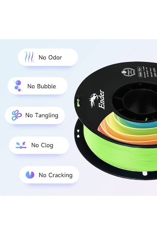 Creality Ender Pla+ Filament Elma Yeşili 1.75mm 1kg