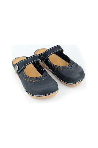 Gezer Yazlık Kadın İç Tabanı Hakiki Deri Cırt Cırtlı Terlik Gt1yze.11236.00.010.g8 Siyah