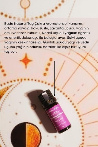 Bade Natural Taç Çakra Aromaterapi Karışımı 10 ML