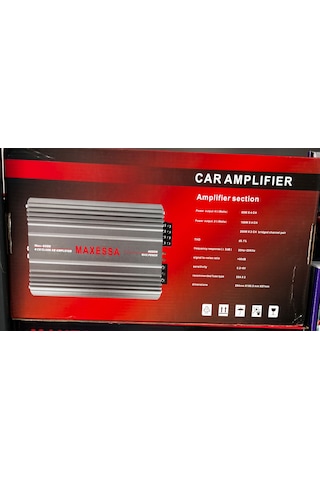 Max-6500 4 Kanal Oto Amfi 4000w, Class Ab, 65wx4 4ω, 100wx4 2ω