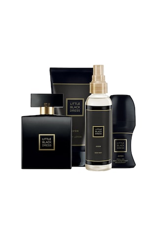 Avon Little Black Dress Kadın Parfüm EDP 50 ML + Body Mist + Roll-On + Vücut Losyonu