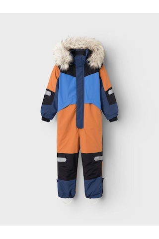Name It Mını Nmnstorm12 Skı Suıt Block Fo Çocuk Astronot Mont 13230577 Kahverengi