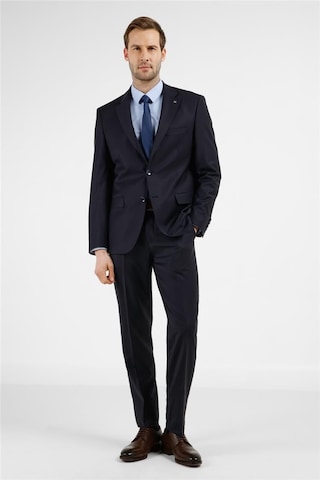 İmza Lacivert Mono Yaka 6 Drop Comfort Fit Tam Astar Yünlü Takım Elbise 1001255178