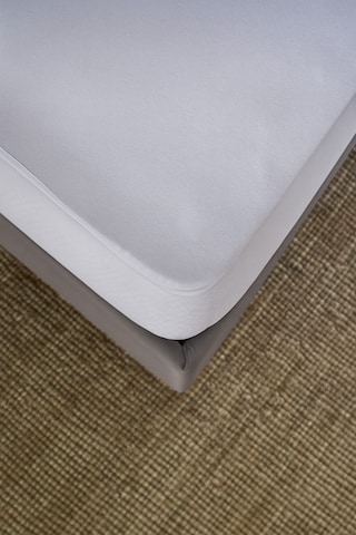 Yatak Alezi Micro Kumaş Fitted Full Kenar Sıvı Geçirmez Yatak Koruyucu Beyaz