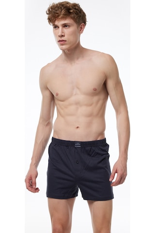 Malabadi Erkek Füme 3 Lü Paket Geniş Kalıp Büyük Beden Boxer %100 Pamuk Battal Boy 3m024 Füme