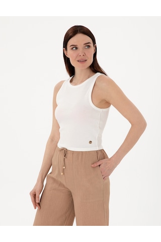 Pierre Cardin Kadın Beyaz Bluz Örme 50305750-vr013 Beyaz