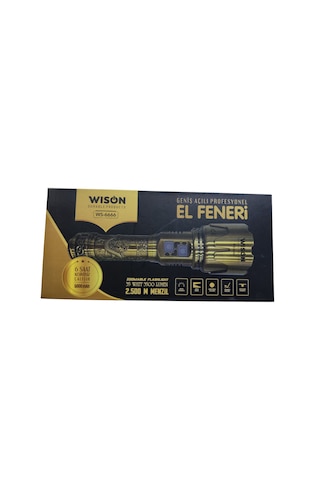 Wison Ws-6666: Performans Ve Sanatın Birleşimi El Feneri Altın