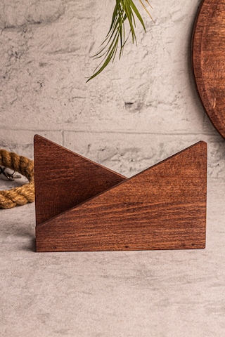 Snippy Trigy - Ahşap Peçetelik Masaüstü Peçete Organizeri