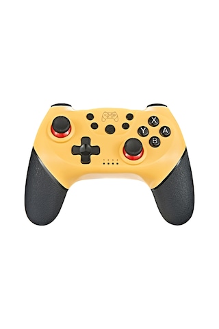 Xindoker Switch İçin Kablosuz Bluetooth Oyun Kolu - Çift Motor Titreşimi Ve 6 Eksenli Hareket Algılama - Switch/switch Lite Uyumlu Sarı
