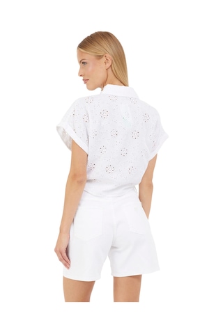Guess New Ss Brigitte Kadın Slim Fit Gömlek G011