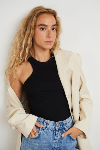 Madmext Mad Girls Siyah Bodysuit Mg1283-siyah Siyah