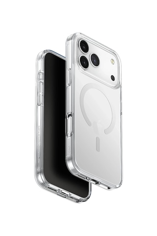 Apple Uyumlu iPhone 17 Pro Max Kılıf Clario Geri Dönüşüm Doğaya Duyarlı Materyal Çift Katman Magsafe Kapak Şeffaf