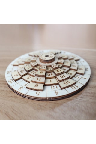 Ahşap Yapboz Oyuncakları Zor Matematik Zeka Bulmacası Dijital Plak Çevirici Doğum Günü Hediyesi Yetişkinler Ve Çocuklar İçin Diğer