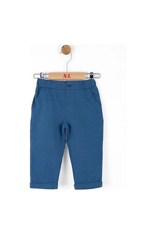 Nk Kids Erkek Bebek Pamuklu Pantolon-13970 Indigo