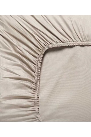 Üntaşlife 160x200 Çift Kişilik Lastikli Çarşaf+2 Adet Yastık Kılıfı Sütlü Kahve Sütlü Kahverengi