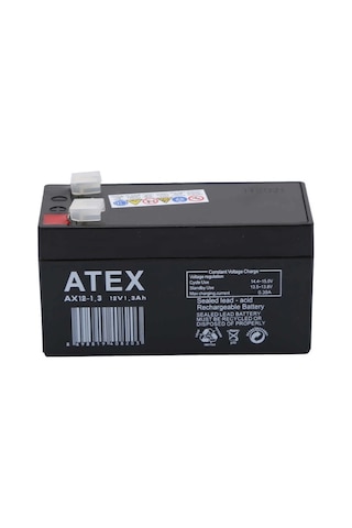 Atex Ax12-1.3 12v 1.3ah Akü