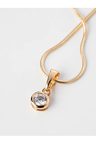 Xuping Badımlı Altın Kaplama Küçük Pandantifli Boyun Zinciri 395826738 Altın Rengi