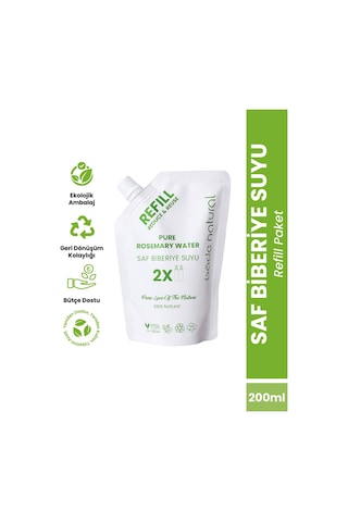 Bade Natural Biberiye Suyu Güçlendirici Saç Toniği Refill 200 ML