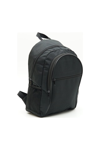 Bags Prime Siyah Çok Bölmeli Sade Günlük Okul Ve Seyahat Sırt Çantası Unisex - Siyah