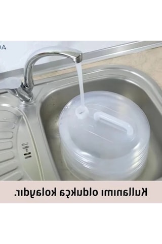 10 Litre Kapasiteye Sahip Katlanabilir Musluklu Su Bidonu, Piknik Ve Kamp İçin