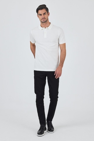 Açık Krem Polo Yaka Kısa Kol Cepsiz Slim Fit Classic Pamuklu Tişört 1011250177 Açık Krem