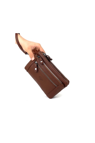 Erkek Taba Bileklik Kemerli El Bantlı Portföy Çanta El Çantası Taba