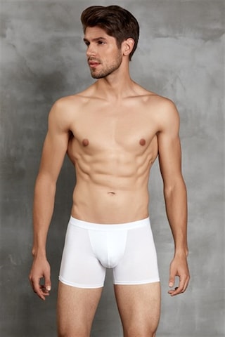 Mode Cool Doreanse Erkek Pamuk Boxer 1500 Beyaz