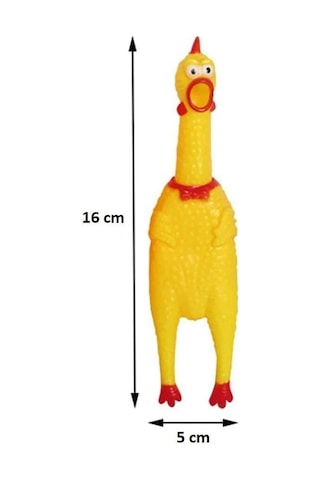 Carino Öten Tavuk Köpek Oyuncağı Small 16 CM