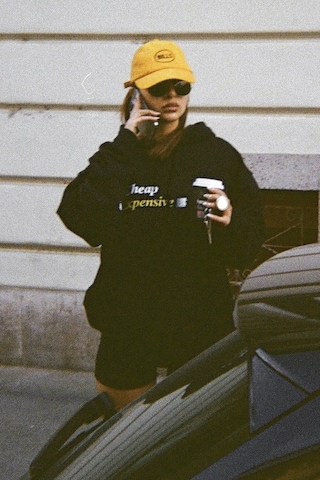 Madmext Siyah Baskılı Oversize Kapüşonlu Sweatshirt Mg1573