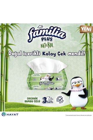 Familia 2700 Adet 18paket Plus Natural Çek Al Mendil 150li 18 Paket X 150 Yaprak