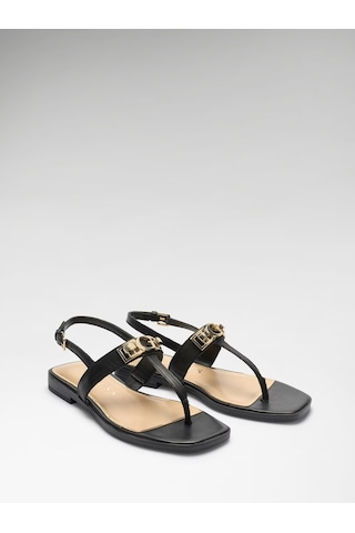 Guess-ramiry Kadın Deri Sandalet-fljrmylea03 Siyah