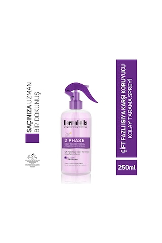 Çift Fazlı Isıya Karşı Koruyucu Kolay Saç Tarama Spreyi 250 ML