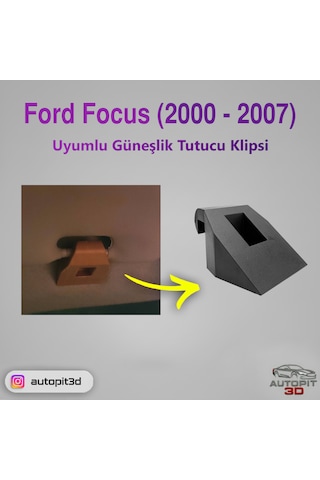 Ford Focus 2000 2007 Uyumlu Güneşlik Tutucu Klipsi Güneşlik Tutucu Klipsi