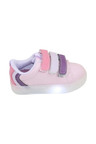 Cool Kız Kids Sneaker Esnek Rahat Kalıp Çocuk Spor Ayakkabı Tam Kalıp Ortopedik Günlük Ayakkabı Mami Pembe Pudra - Pembe