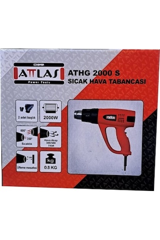 Attlas ATHG2000 2000 W Sıcak Hava Tabancası