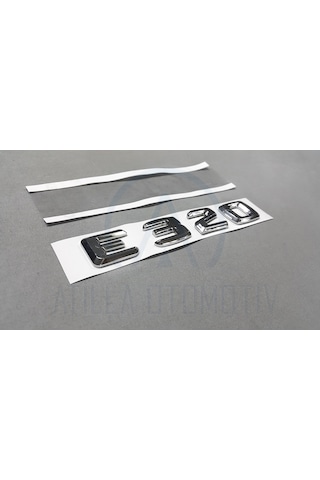 MERCEDES E SERİSİ W124 S124 C124 A124 E320 BAGAJ YAZISI KROM