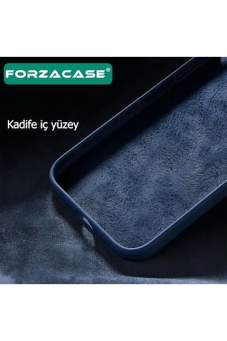 Forzacase Realme C53 İle Uyumlu Liquid Serisi İçi Kadife Lansman Silikon Kılıf Siyah
