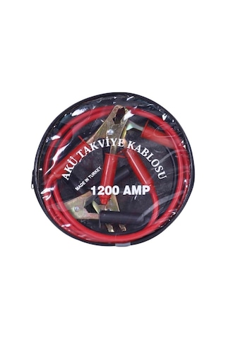 Akü Takviye Şarj Kablosu 1200 Amper 2  M Taşıma Çantalı