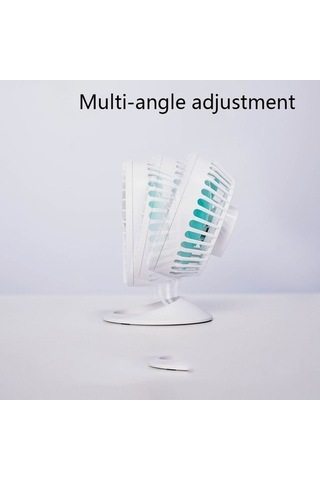 F2 Öğrenci Usb Sessiz Ofis Masaüstü Mini Fan Siyah 9597 Beyaz